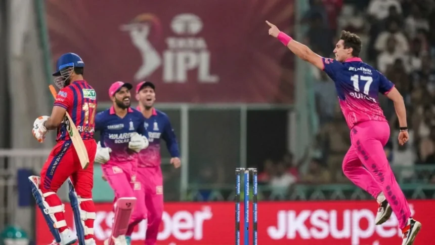 LSG vs RR : राजस्थान ने गेंदबाजों के दम पर लखनऊ को 40 रन से हराया, पॉइंट्स टेबल में बड़ा बदलाव