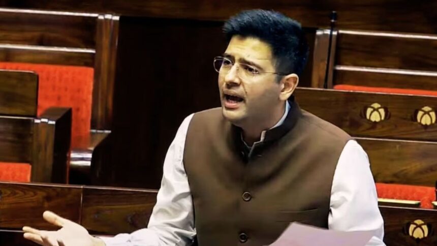 Raghav Chadha In Rajya Sabha: एक-दो मिनट का समय दे देना..., राज्यसभा में राघव चड्ढा बोले- मैं वह उप नेता हूं, जिसे पद से हटाया गया