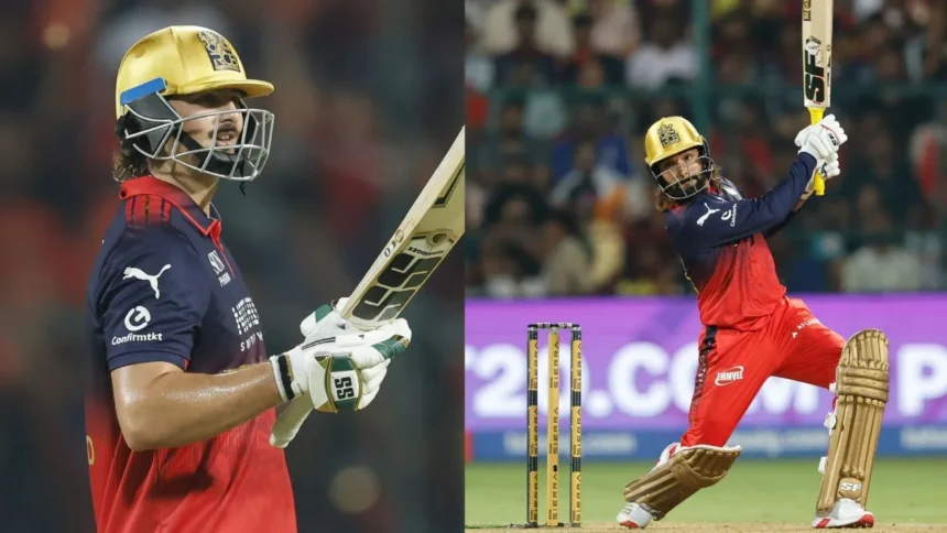 RCB vs CSK IPL 2026 : चिन्नास्वामी में पाटीदार और टिम डेविड का तूफान, CSK के सामने रखा 251 रनों का विशाल स्कोर