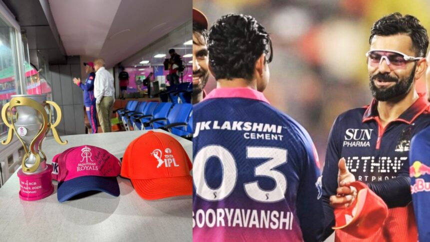 ‘Dear Vaibhav, Well Done’ Rajasthan की शानदार जीत के बाद Virat Kohli ने Vaibhav Suryavanshi की Cap पर लिखा दिल छू लेने वाला Note