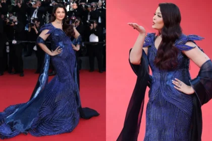 Aishwarya Rai का Cannes 2026 में Blue Shimmery Gown लुक, Red Carpet पर बिखेरा रॉयल अंदाज, फैंस हुए दीवाने