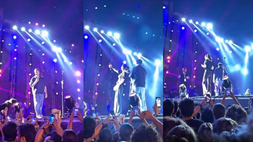 Atif Aslam Concert : कॉन्सर्ट में स्टेज पर चढ़ी फैन, सेल्फी लेने से मना कर स्टेज छोड़कर भागे आतिफ असलम; Video Viral