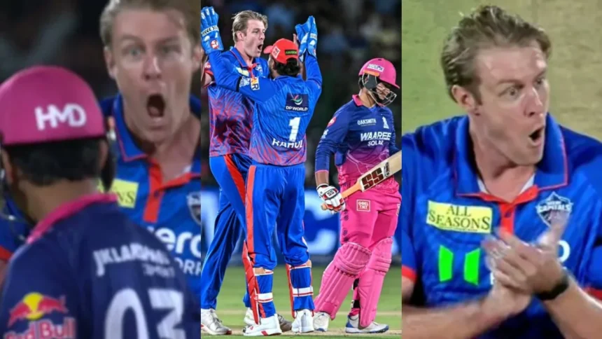 IPL 2026 : Vaibhav Suryavanshi के विकेट पर जश्न मनाना Kyle Jamieson को पड़ा भारी, BCCI ने लगाई फटकार, एक Demerit Point भी जुड़ा