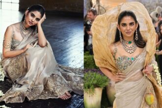 Met Gala 2026 में Isha Ambani का जलवा, gold के धागों की साड़ी, 1800 कैरेट diamond blouse ने खींचा ध्यान
