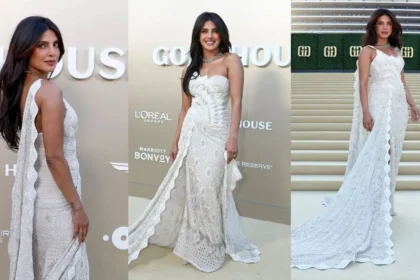 Gold Gala 2026 : 20 साल पुरानी चिकनकारी साड़ी से बनी ड्रेस में छाईं Priyanka Chopra, Global Award से हुई सम्मानित
