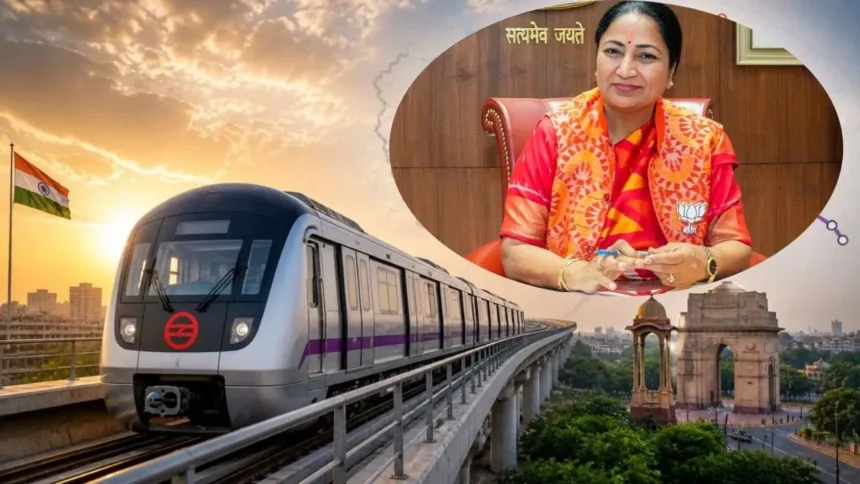 Delhi Metro Phase-V (B): CM Rekha Gupta का बड़ा ऐलान, 97 किमी के 7 नए कॉरिडोर बनेंगे, 2029 तक 4 प्राथमिकता वाले तैयार