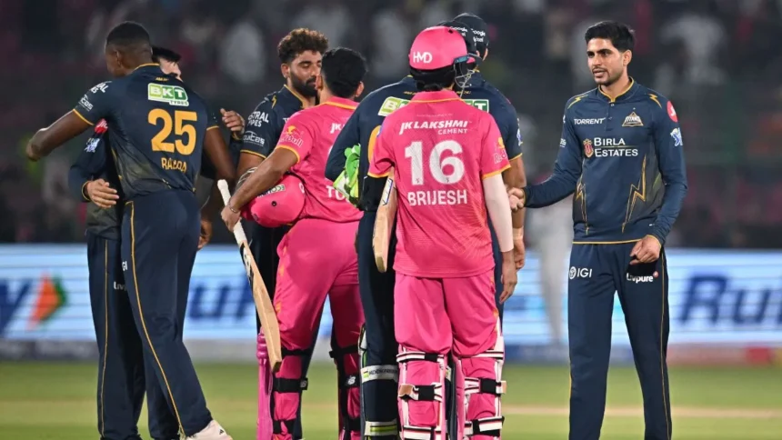 IPL 2026 Points Table : GT ने RR को 77 रनों से हराया, टॉप-2 में की एंट्री; 3 टीमों को पछाड़ा