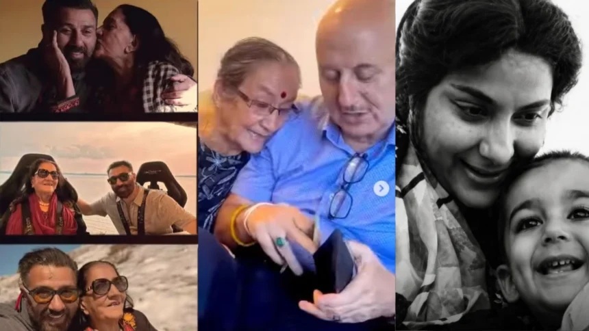 Mother’s Day पर भावुक हुए Bollywood सितारे, Sunny Deol ने मां को लगाया गले, Madhuri Dixit ने शेयर की खास पोस्ट