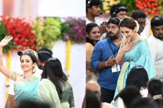 Vijay Thalapathy के शपथ ग्रहण में पहुंचीं Trisha Krishnan, Stylish Look ने खींचा सबका ध्यान; Social Media पर फोटो Viral