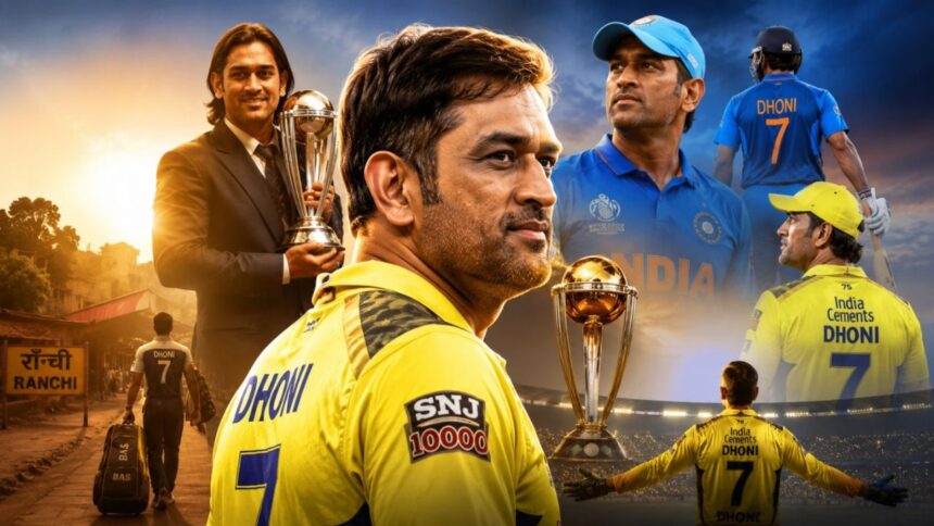 कैप्टन कूल MS Dhoni की पूरी कहानी : बचपन, परिवार, क्रिकेट करियर, रिकॉर्ड और निजी जिंदगी